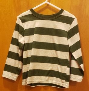 3T Granimals Green Striped Shirt